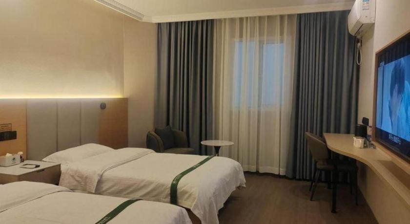 Greentree Inn Suzhou Wujiang Zhenze Town Zhennan Road Express Hotel Exterior foto